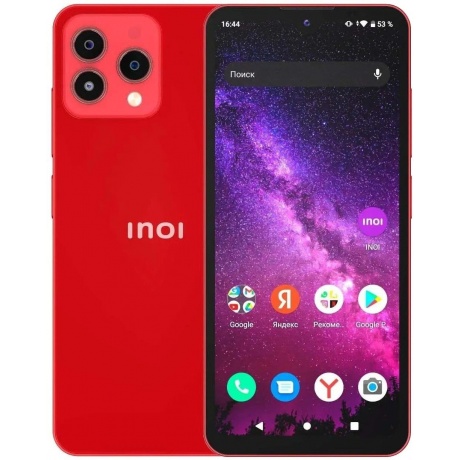 Смартфон INOI A72 2/32Gb NFC Candy Red хорошее состояние - фото 1