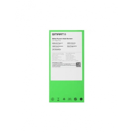 Смартфон Infinix Smart 8 3/64Gb Green - фото 11