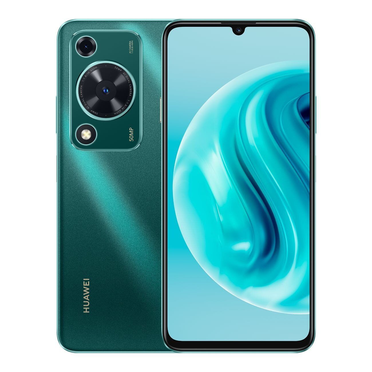Смартфон Huawei Nova Y72 8+128 Gb Green 51097SEB гидрогелевая пленка с вырезом под камеру для виво у72 5джи индийская версия vivo y72 5g india