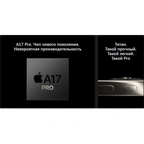 Смартфон Apple iPhone 15 Pro Max 256Gb Black MU773ZD/A - фото 11