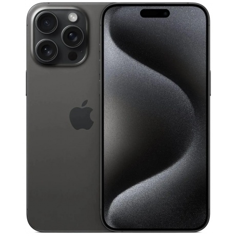 Смартфон Apple iPhone 15 Pro Max 512Gb Black Titanium MU7C3AA/A - фото 1