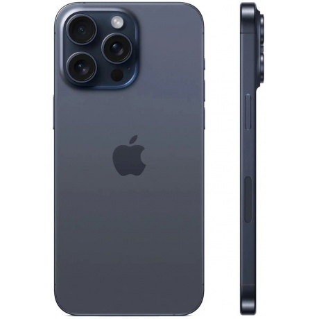 Смартфон Apple iPhone 15 Pro Max 512Gb Blue Titanium MU7F3AA/A - фото 2