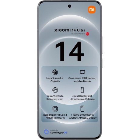 Смартфон Xiaomi 14 Ultra RU 16/512Gb White - фото 2