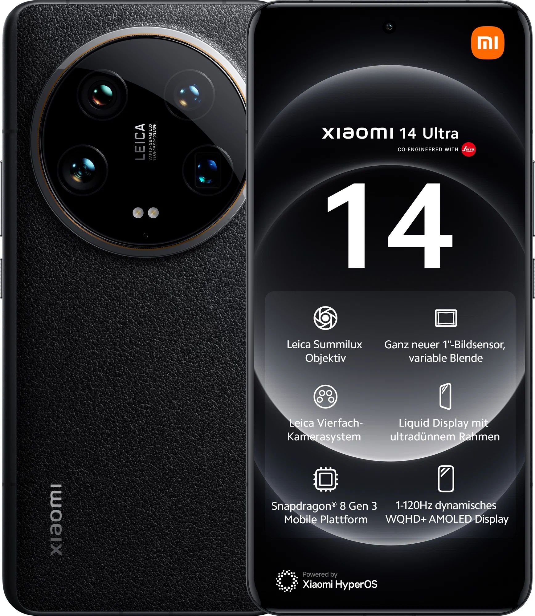Смартфон Xiaomi 14 Ultra RU 16/512Gb Black