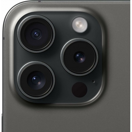 Смартфон Apple iPhone 15 Pro 128Gb (MTQ43CH/A) Black Titanium - фото 3