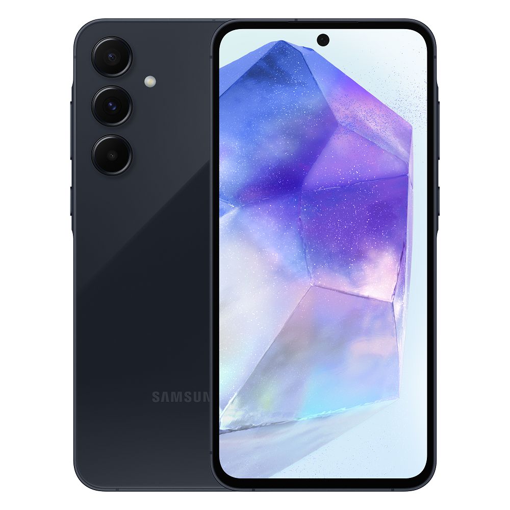 Смартфон Samsung Galaxy A55 5G 8/128Gb Dark Blue SM-A556EZKASKZ oppo a55 5g защитный экран из нано стекла 9h одна штука