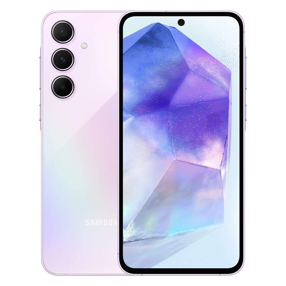 Смартфон Samsung Galaxy A55 8/128Gb (SM-A556ELVACAU) Lavender oppo a55 5g защитный экран из нано стекла 9h одна штука