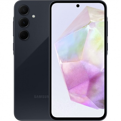 Смартфон Samsung Galaxy A35 8/256Gb (SM-A356EZKGCAU) Dark Blue - фото 1