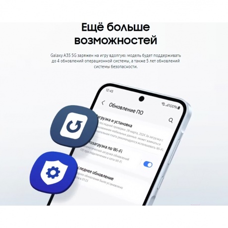 Смартфон Samsung Galaxy A35 8/256Gb (SM-A356EZKGCAU) Dark Blue - фото 19