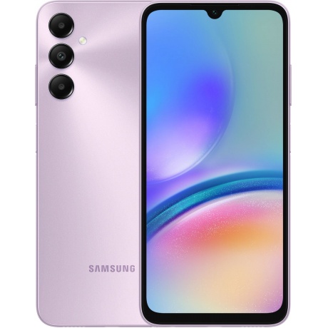 Смартфон Samsung Galaxy A05s 4/64Gb Light Violet SM-A057FLVDMEA - фото 1
