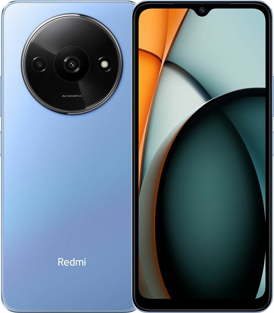 Смартфон Xiaomi Redmi A3 3/64Gb Star Blue смартфон xiaomi redmi a3 3 64gb черный