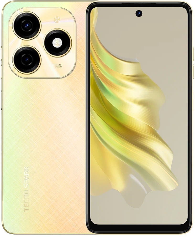 цена Смартфон Tecno Spark 20 8/128Gb Neon Gold