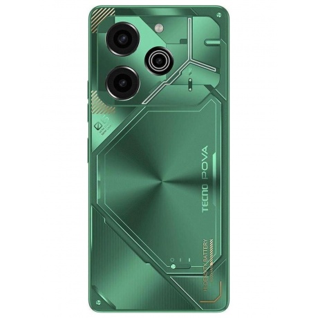 Смартфон Tecno Pova 6 Pro 12/256Gb Comet Green - фото 3