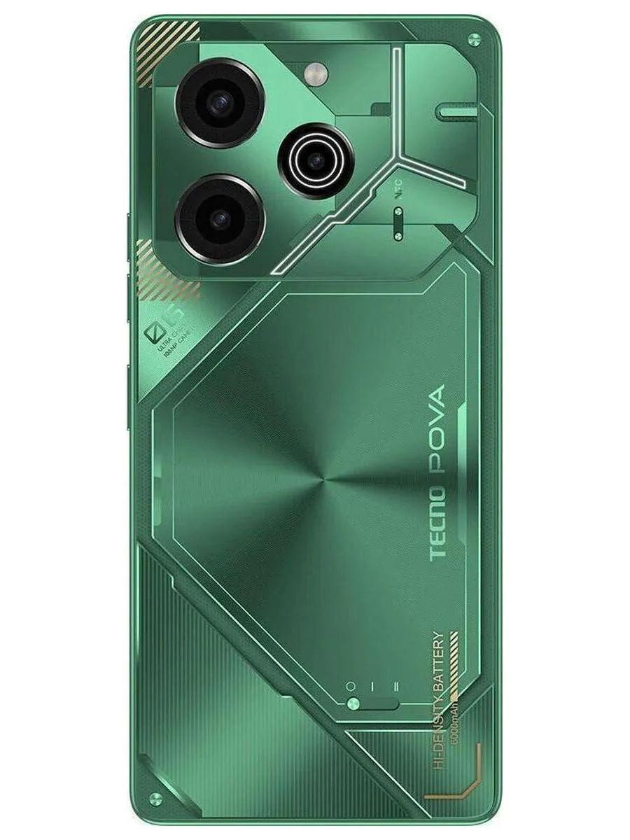 Смартфон Tecno Pova 6 Pro 12/256Gb Comet Green - фото 3