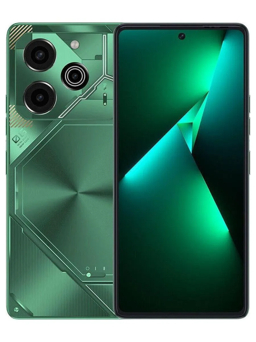 Смартфон Tecno Pova 6 Pro 12/256Gb Comet Green - фото 1