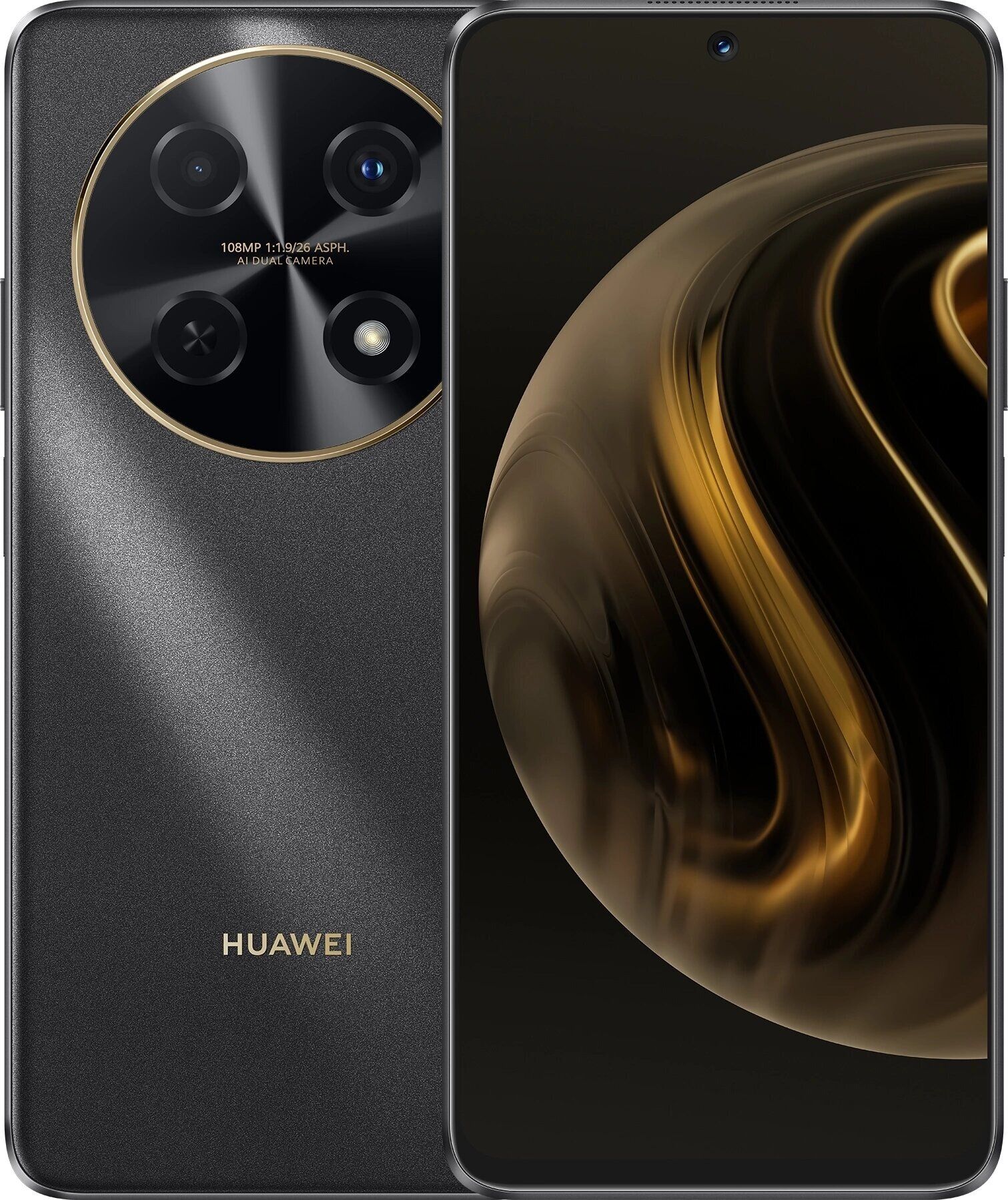 Смартфон Huawei Nova 12i 8/128Gb Black силиконовый чехол на huawei nova 2 гусь для хуавей нова 2