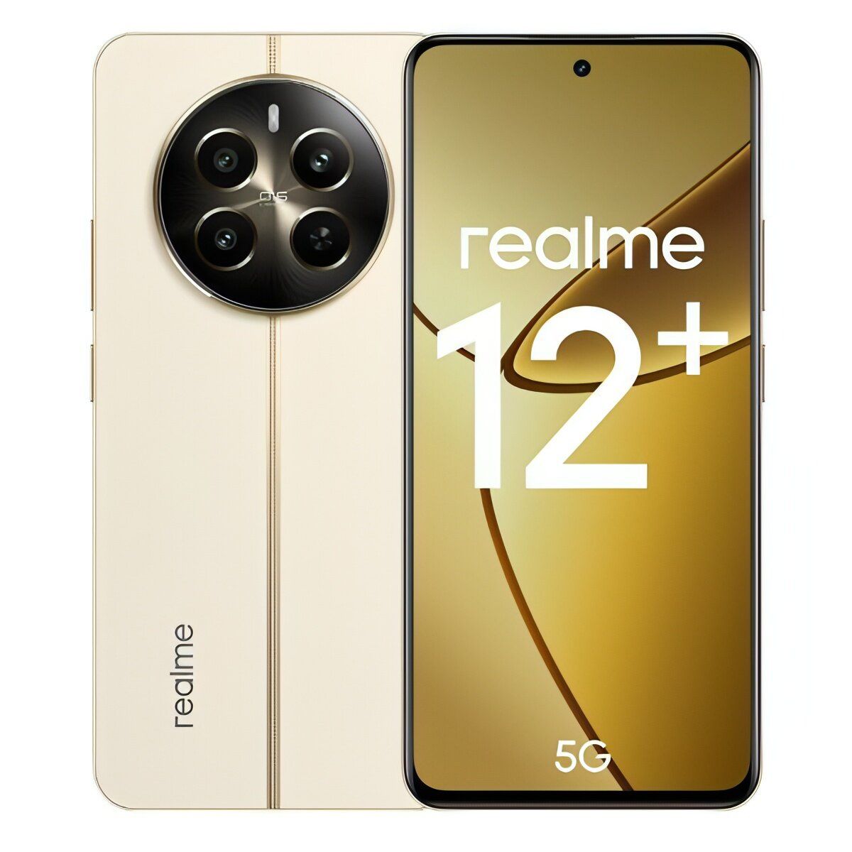 Смартфон Realme 12+ 5G 8/256Gb Beige 2 шт защитная гидрогелевая пленка с вырезом под камеру для realme q3 pro