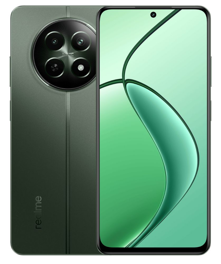 Смартфон Realme 12 5G 8/256Gb Green гидрогелевая пленка с вырезом под камер задняя крышка и на дисплей для realme gt 5g