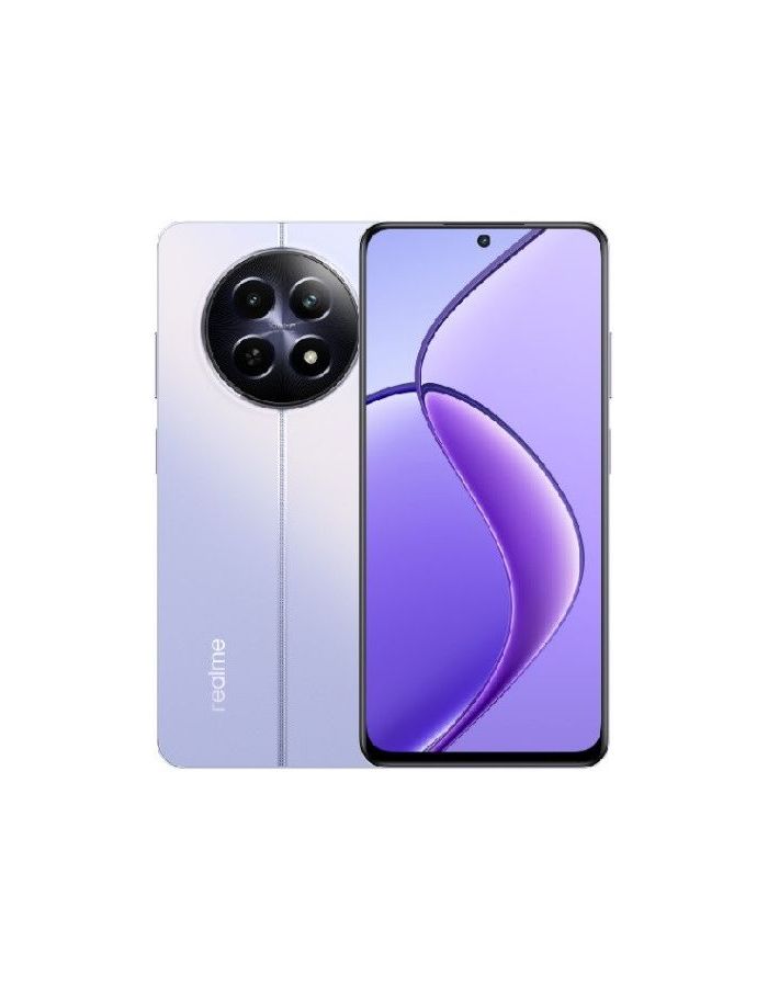Смартфон Realme 12 5G 8/256Gb Purple гидрогелевая пленка с вырезом под камер задняя крышка и на дисплей для realme gt 5g
