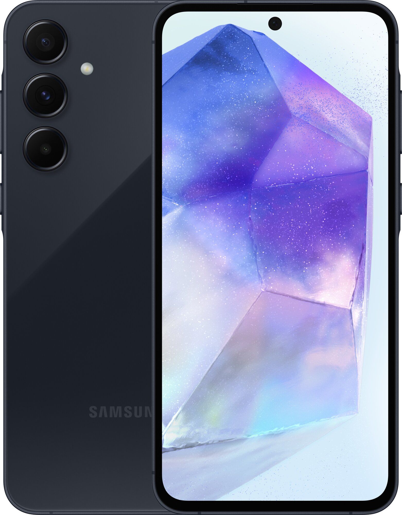 Смартфон Samsung Galaxy A55 8/128GB Awesome Navy SM-A556EZKVMEA смартфон samsung galaxy a55 8 256 гб 5g голубой
