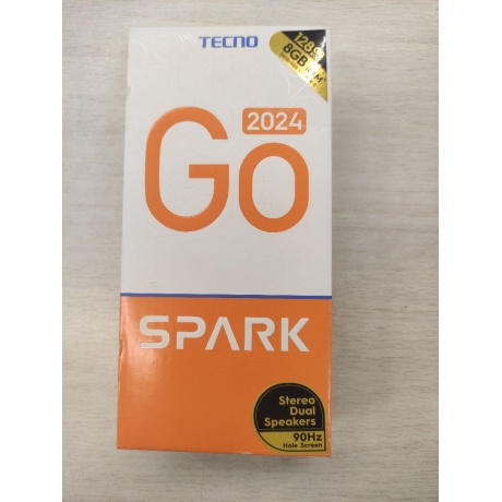 Смартфон Tecno Spark Go 2024 4/128Gb Gravity Black отличное состояние - фото 4