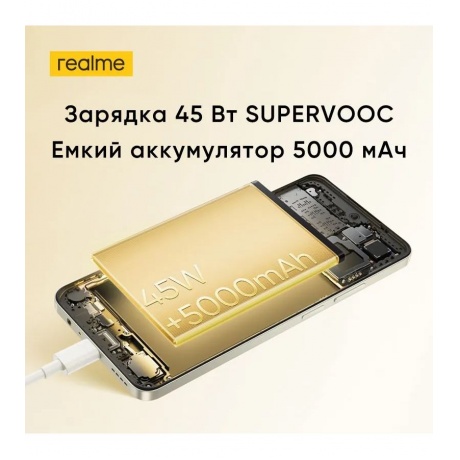 Смартфон Realme C65 8/256Gb Gold - фото 15