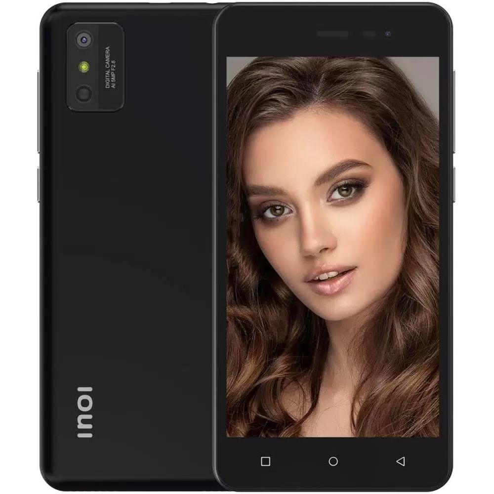 Смартфон Inoi A22 Lite 16Gb Black отличное состояние; чехол накладка cиликон для inoi a22 lite inoi 2 2 lite 2019 2021 розовый