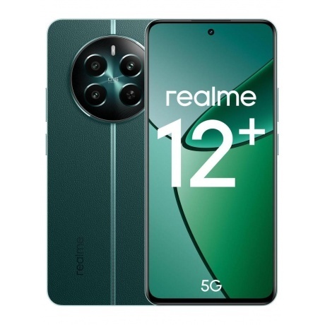 Смартфон Realme 12+ 5G 8/256Gb Green - фото 1