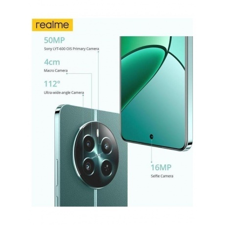 Смартфон Realme 12+ 5G 8/256Gb Green - фото 22