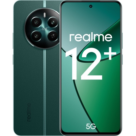 Смартфон Realme 12+ 5G 8/256Gb Green - фото 1