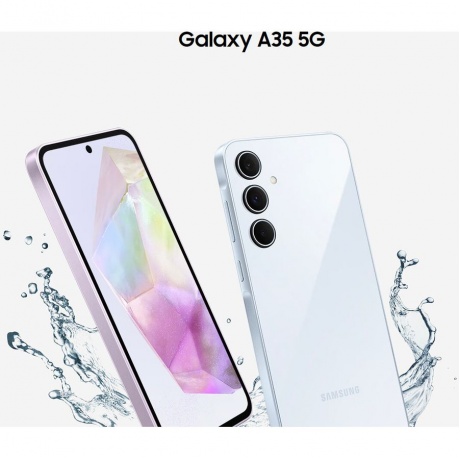 Смартфон Samsung Galaxy A35 8/128Gb (SM-A356ELVDCAU) Lilac - фото 16