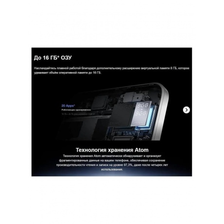 Смартфон Itel S24 8/256Gb Dawn White - фото 43