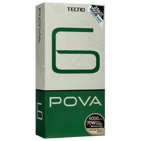 Смартфон Tecno Pova 6 12/256Gb Green - фото 14