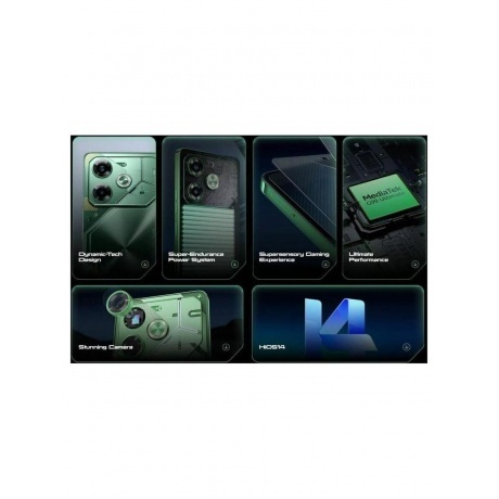 Смартфон Tecno Pova 6 12/256Gb Green - фото 15