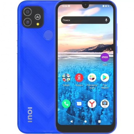 Смартфон INOI A62 Lite 64GB Blue отличное состояние;