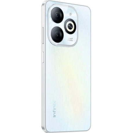 Смартфон Infinix Smart 8 Pro 4/256Gb Galaxy White - фото 6