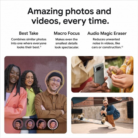 Смартфон Google Pixel 8 5G 8/128GB US Obsidian - фото 22