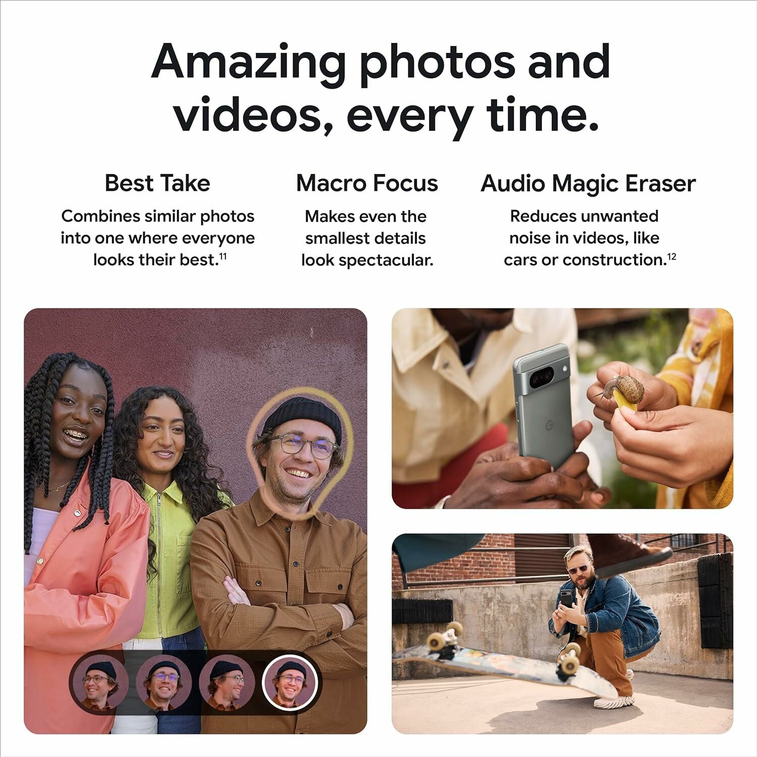 Смартфон Google Pixel 8 5G 8/128GB US Obsidian - фото 22