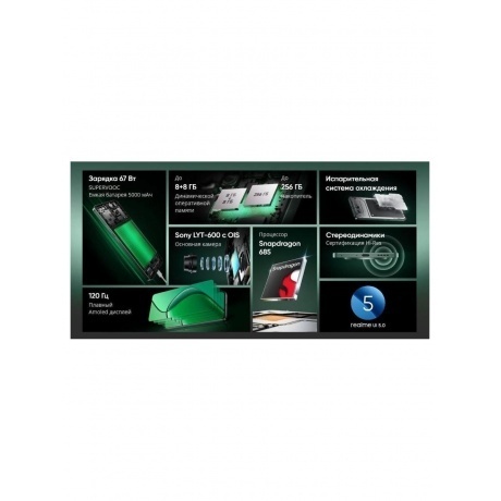 Смартфон Realme 12 4G 8/128Gb Green - фото 21
