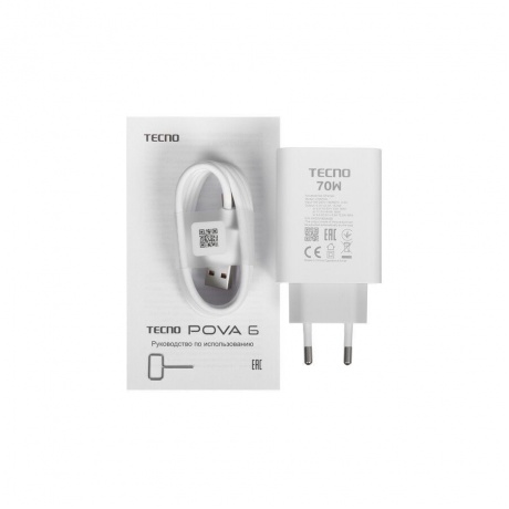 Смартфон Tecno Pova 6 12/256Gb Blue - фото 13