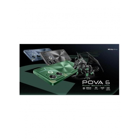 Смартфон Tecno Pova 6 12/256Gb Blue - фото 18