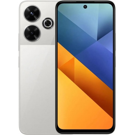 Смартфон Poco M6 6/128Gb Silver - фото 1