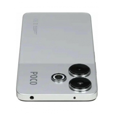 Смартфон Poco M6 8/256 Silver - фото 23