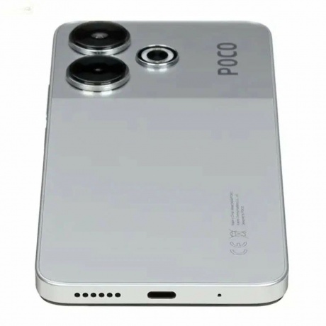 Смартфон Poco M6 RU 8/256 Silver - фото 22