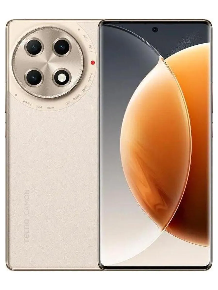 Смартфон Tecno Camon 30S Pro 8/256Gb Pearl Gold - фото 1