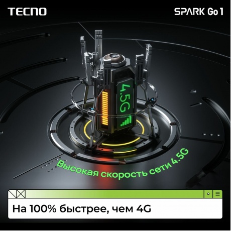 Смартфон Tecno Spark Go 1 4/64Gb Glittery White/белый - фото 16
