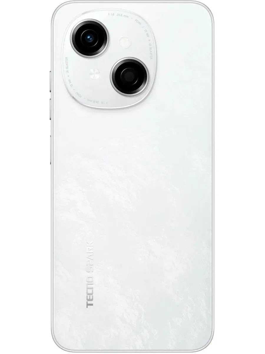 Смартфон Tecno Spark Go 1 4/64Gb Glittery White/белый - фото 3