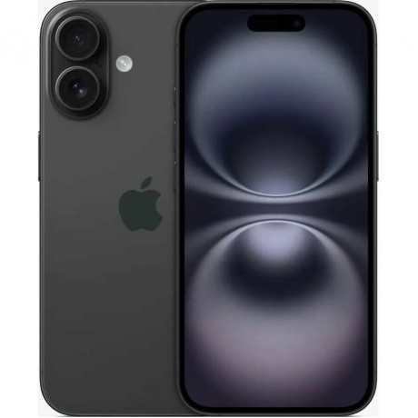 Смартфон Apple iPhone 16 128Gb (MYE73HN/A) Black - фото 1