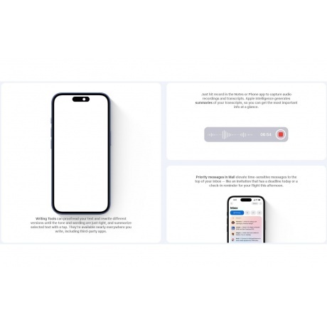 Смартфон Apple iPhone 16 128Gb (MYE93HN/A) White - фото 42