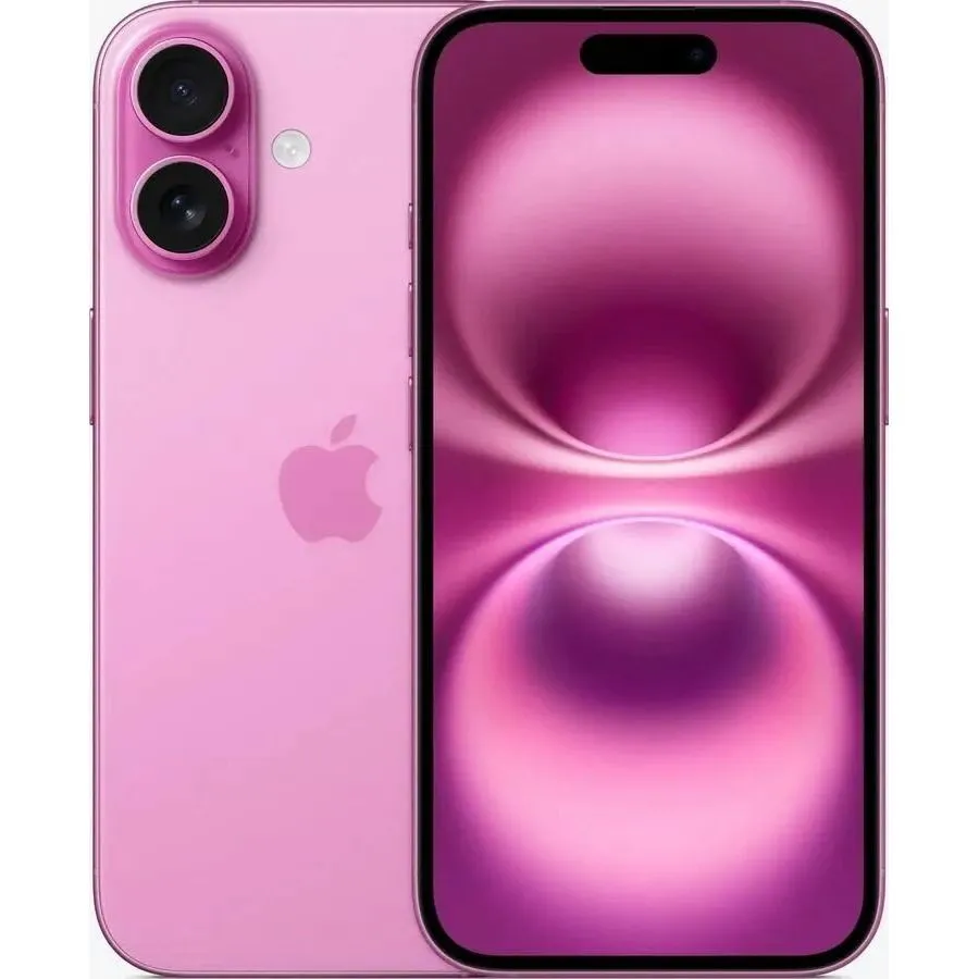 Смартфон Apple iPhone 16 128Gb (MYEA3HN/A) Pink - фото 1